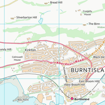 UK Topographic Maps Fife (NT28) digital map