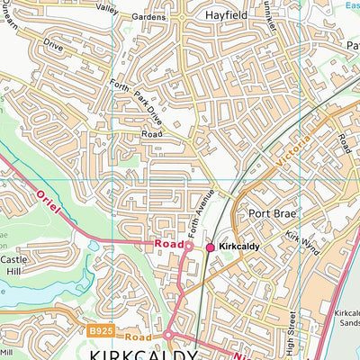 UK Topographic Maps Fife (NT29) digital map
