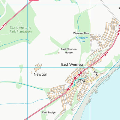 UK Topographic Maps Fife (NT39) digital map