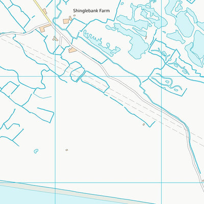 UK Topographic Maps Folkestone and Hythe District (TR01) digital map
