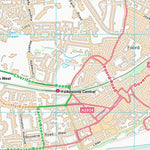 UK Topographic Maps Folkestone and Hythe District (TR23) digital map