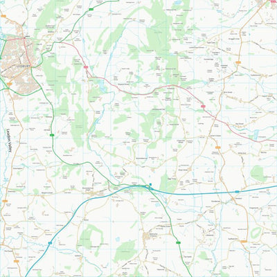 UK Topographic Maps Forest of Dean District (SO73) digital map