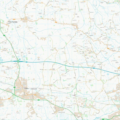 UK Topographic Maps Fylde District (B) (SD43) digital map