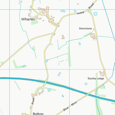 UK Topographic Maps Fylde District (B) (SD43) digital map