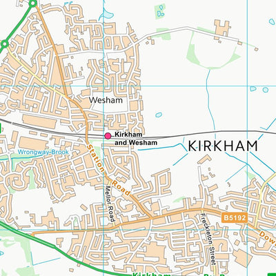 UK Topographic Maps Fylde District (B) (SD43) digital map