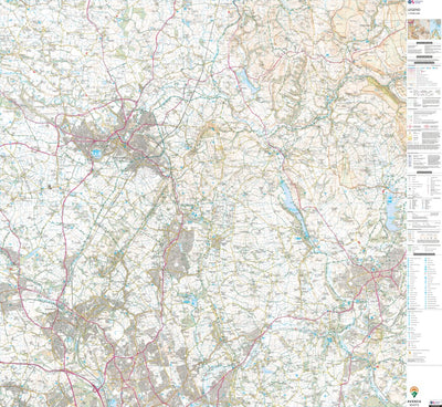 UK Topographic Maps Gawsworth Ward 1 (1:25,000) digital map