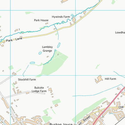 UK Topographic Maps Gedling District (B) (SK64) digital map
