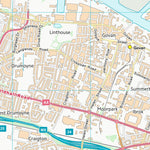 UK Topographic Maps Glasgow City (NS56) digital map