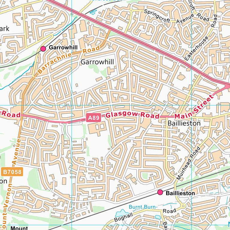 Glasgow City (NS66) Map by UK Topographic Maps | Avenza Maps