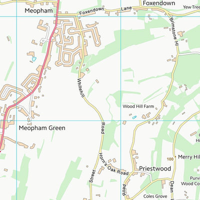 UK Topographic Maps Gravesham District (B) (TQ66) digital map