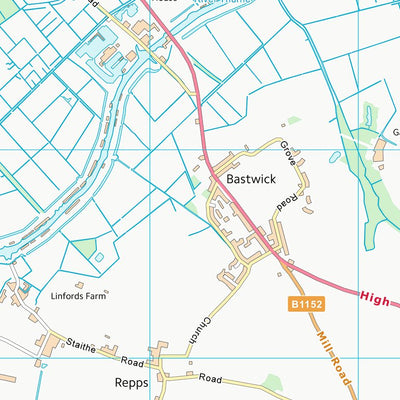 UK Topographic Maps Great Yarmouth District (B) (TG41) digital map