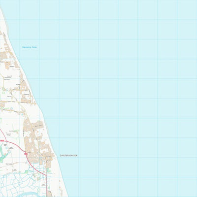 UK Topographic Maps Great Yarmouth District (B) (TG51) digital map