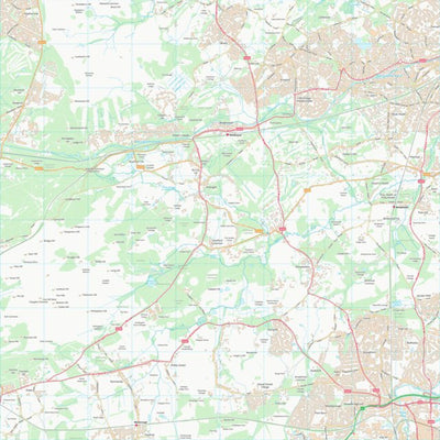 UK Topographic Maps Guildford District (B) (SU95) digital map