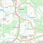 UK Topographic Maps Guildford District (B) (SU95) digital map