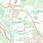 UK Topographic Maps Guildford District (B) (TQ04) digital map