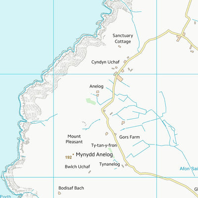 UK Topographic Maps Gwynedd - Gwynedd (SH12) digital map