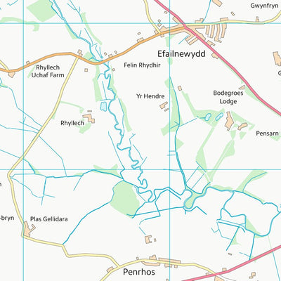 UK Topographic Maps Gwynedd - Gwynedd (SH33) digital map