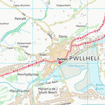 UK Topographic Maps Gwynedd - Gwynedd (SH33) digital map