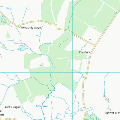 UK Topographic Maps Gwynedd - Gwynedd (SH44) digital map