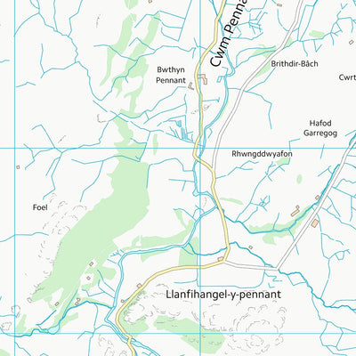 UK Topographic Maps Gwynedd - Gwynedd (SH54) digital map
