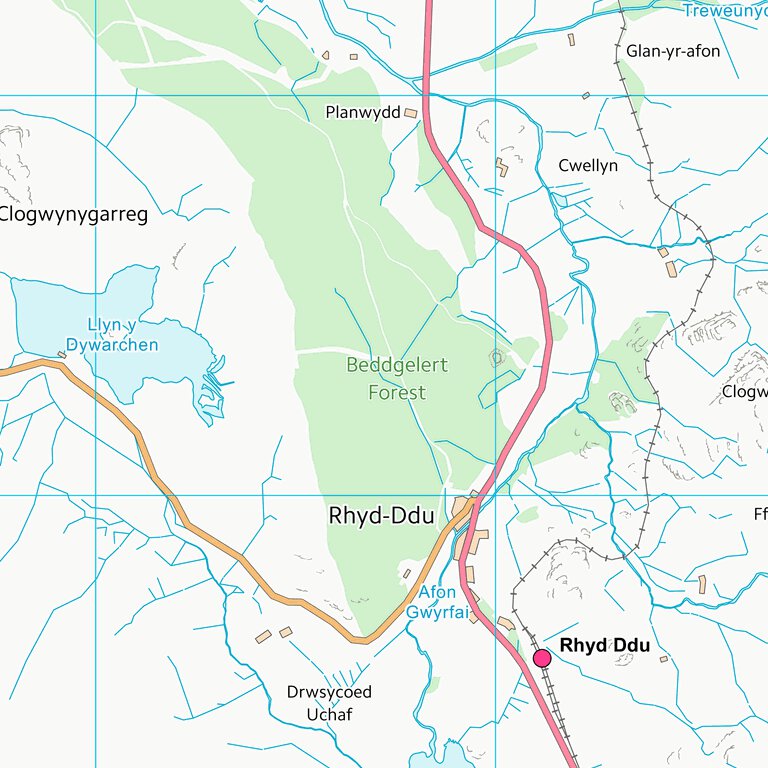 Gwynedd - Gwynedd (SH55) Map by UK Topographic Maps | Avenza Maps