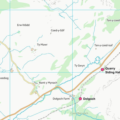 UK Topographic Maps Gwynedd - Gwynedd (SH60) digital map