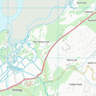 UK Topographic Maps Gwynedd - Gwynedd (SH61) digital map