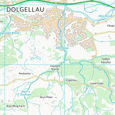UK Topographic Maps Gwynedd - Gwynedd (SH71) digital map