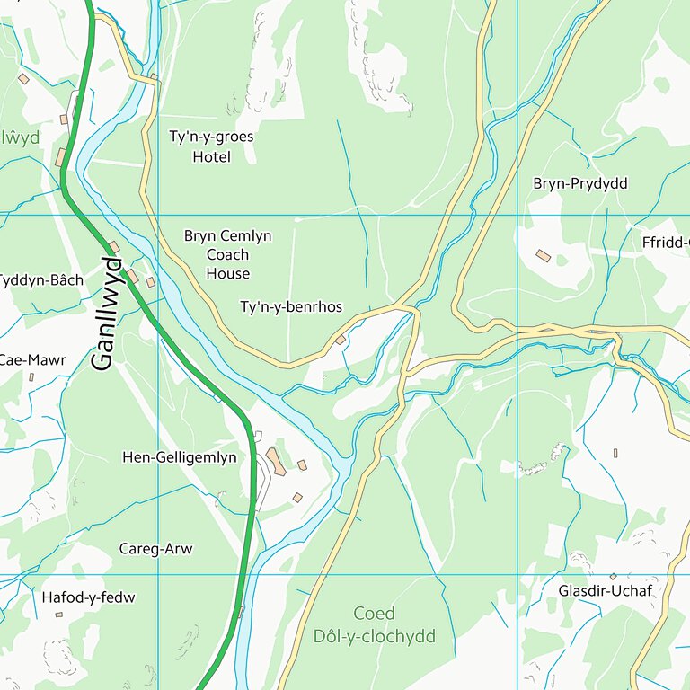 Gwynedd - Gwynedd (SH72) Map by UK Topographic Maps | Avenza Maps