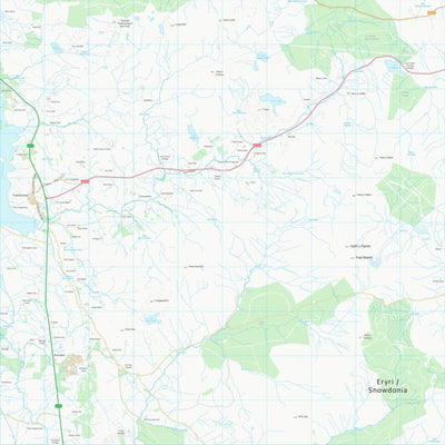 UK Topographic Maps Gwynedd - Gwynedd (SH73) digital map