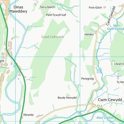 UK Topographic Maps Gwynedd - Gwynedd (SH81) digital map