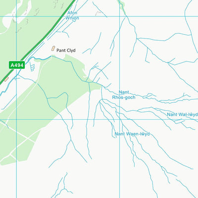 UK Topographic Maps Gwynedd - Gwynedd (SH82) digital map