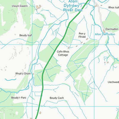 UK Topographic Maps Gwynedd - Gwynedd (SH82) digital map