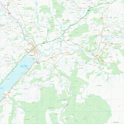 UK Topographic Maps Gwynedd - Gwynedd (SH93) digital map