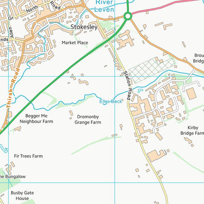 UK Topographic Maps Hambleton District (NZ50) digital map