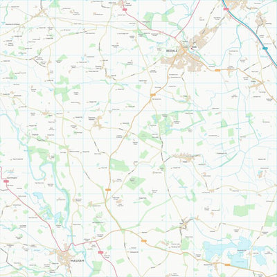 UK Topographic Maps Hambleton District (SE28) digital map