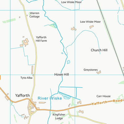 UK Topographic Maps Hambleton District (SE39) digital map