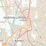 UK Topographic Maps Hambleton District (SE39) digital map