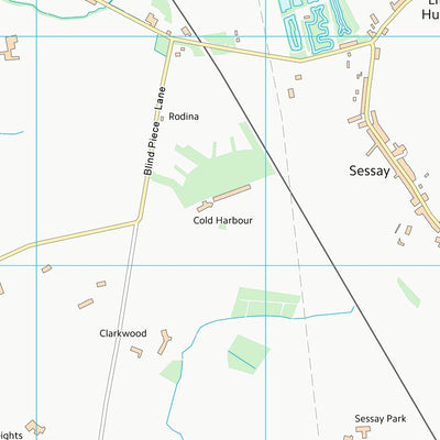 UK Topographic Maps Hambleton District (SE47) digital map