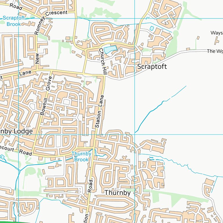 Harborough District (SK60) Map by UK Topographic Maps Avenza Maps