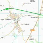 UK Topographic Maps Harborough District (SK70) digital map
