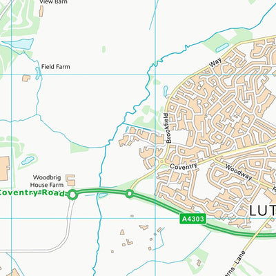UK Topographic Maps Harborough District (SP58) digital map