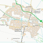 UK Topographic Maps Harborough District (SP69) digital map