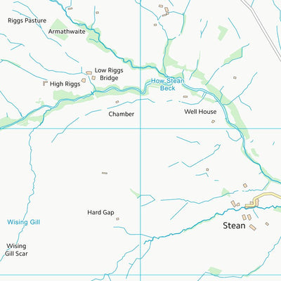 UK Topographic Maps Harrogate District (B) (SE07) digital map