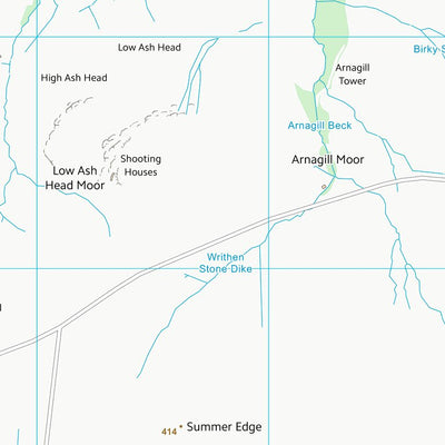 UK Topographic Maps Harrogate District (B) (SE17) digital map