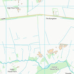 UK Topographic Maps Harrogate District (B) (SE25) digital map