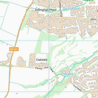 UK Topographic Maps Harrogate District (B) (SE25) digital map