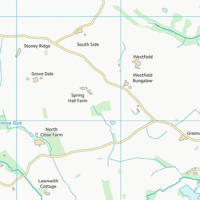 UK Topographic Maps Harrogate District (B) (SE27) digital map
