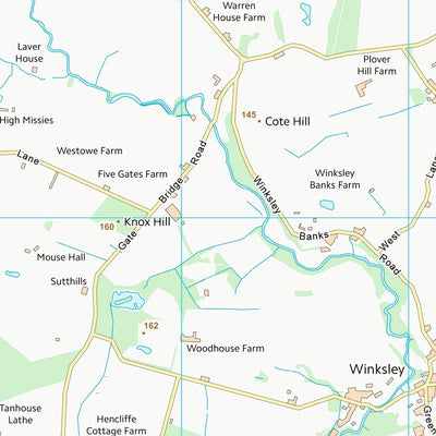 UK Topographic Maps Harrogate District (B) (SE27) digital map