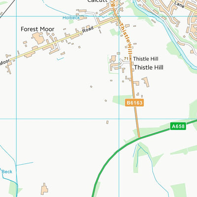 UK Topographic Maps Harrogate District (B) (SE35) digital map